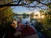 Sindabezi  Island Camp - outdoor sitting area